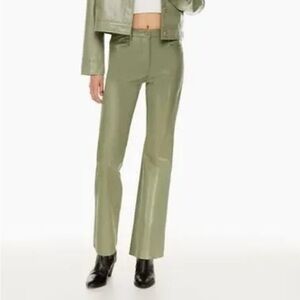 Flare Aritzia Wilfred The Melina Flare Pant In Better Sage Green Size 4